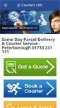 Mobile Screenshot of jccouriers.com